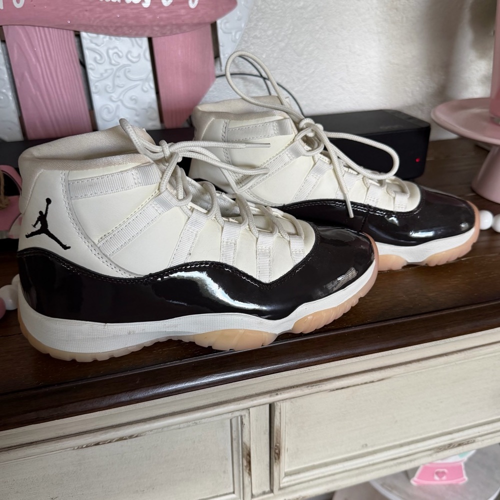 Air Jordan 11 Retro Black and White Sneakers